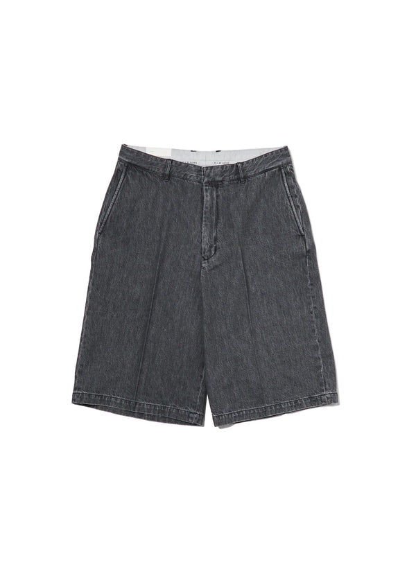 【FARAH|ファーラー】NO TUCK WIDE SHORTS/ノータックワイドショーツ(BLACK WASH) - STREAM【FARAH|ファーラー】NO TUCK WIDE SHORTS/ノータックワイドショーツ(BLACK WASH)STREAM30inch