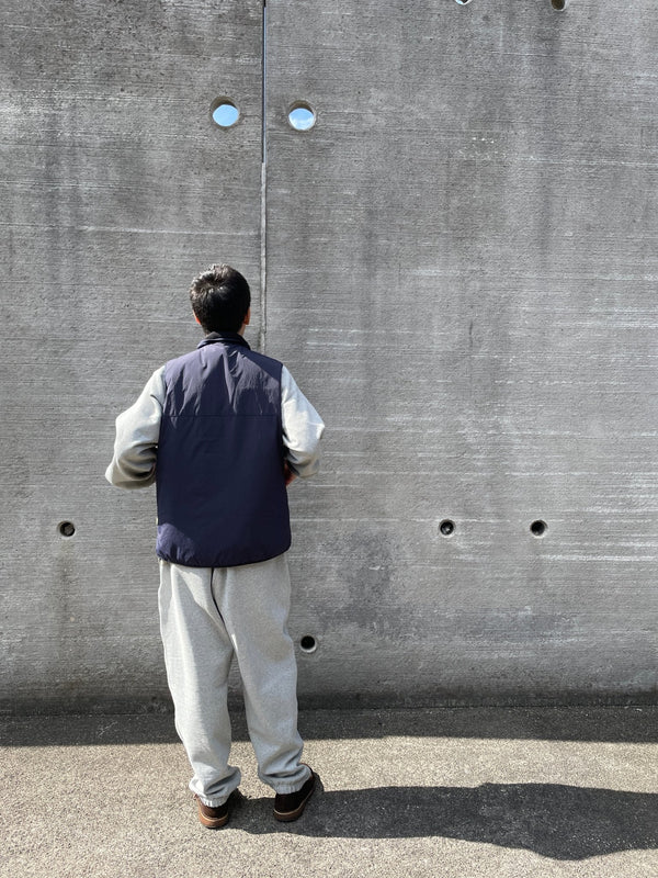 【FARAH|ファーラー】NYLON ZIP UP VEST/ナイロンジップアップベスト(NAVY) - STREAM【FARAH|ファーラー】NYLON ZIP UP VEST/ナイロンジップアップベスト(NAVY)STREAMM