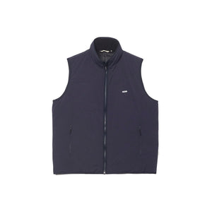 【FARAH|ファーラー】NYLON ZIP UP VEST/ナイロンジップアップベスト(NAVY) - STREAM【FARAH|ファーラー】NYLON ZIP UP VEST/ナイロンジップアップベスト(NAVY)STREAMM