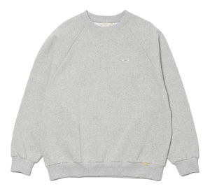 【FARAH|ファーラー】POTTING LOGO CREWNECK SWEATSHIRT/ポッティングロゴクルーネックスウェットシャツ(HEATHER GREY) - STREAM【FARAH|ファーラー】POTTING LOGO CREWNECK SWEATSHIRT/ポッティングロゴクルーネックスウェットシャツ(HEATHER GREY)STREAMM