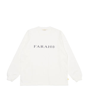 【FARAH|ファーラー】PRINTED LOGO L/S TEE"OG LOGO"/プリントロゴL/Sティー"OGロゴ"(WHITE , HEATHER GERY , BROWN , BLACK) - STREAM【FARAH|ファーラー】PRINTED LOGO L/S TEE"OG LOGO"/プリントロゴL/Sティー"OGロゴ"(WHITE , HEATHER GERY , BROWN , BLACK)STREAMWHITEM