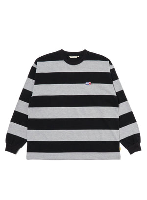 【FARAH|ファーラー】WIDE STRIPED L/S TEE/ワイドストライプL/Sティー(GREY) - STREAM【FARAH|ファーラー】WIDE STRIPED L/S TEE/ワイドストライプL/Sティー(GREY)STREAMM