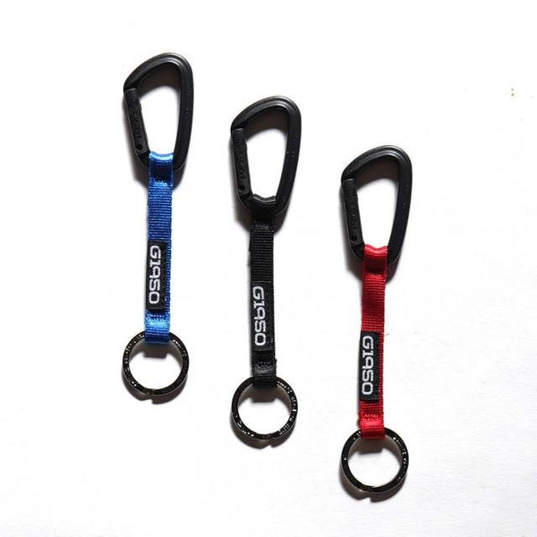 【GALLERY 1950|ギャラリー 1950】RAMIDUS x G1950 CARABINER KEY CHAIN(BLACK,BLUE,RED) - STREAM【GALLERY 1950|ギャラリー 1950】RAMIDUS x G1950 CARABINER KEY CHAIN(BLACK,BLUE,RED)STREAMBLACK