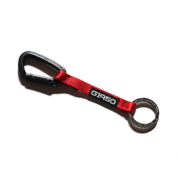 【GALLERY 1950|ギャラリー 1950】RAMIDUS x G1950 CARABINER KEY CHAIN(BLACK,BLUE,RED) - STREAM【GALLERY 1950|ギャラリー 1950】RAMIDUS x G1950 CARABINER KEY CHAIN(BLACK,BLUE,RED)STREAMRED