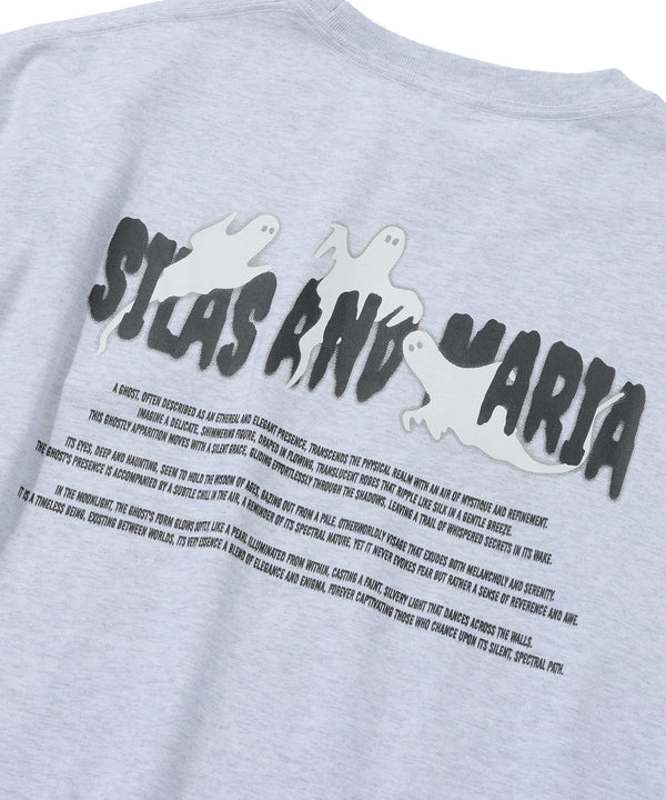 【SILAS|サイラス】GHOST LOGO TEE/ゴーストロゴTシャツ(ASH)