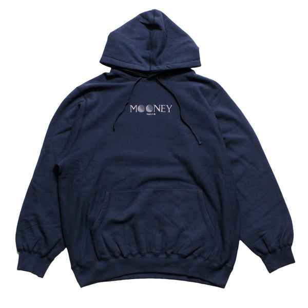 【HELLRAZOR|ヘルレーザー】MOONEY LOGO PULLOVER HOODIE/ムーニーロゴプルオーバーフーディー(NAVY) - STREAM【HELLRAZOR|ヘルレーザー】MOONEY LOGO PULLOVER HOODIE/ムーニーロゴプルオーバーフーディー(NAVY)STREAMM