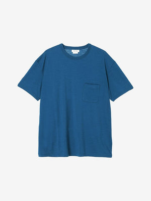 【ICE BRAEKER|アイスブレーカー】MERINO 150 SS POCKET TEE/メリノ150 SS ポケットTシャツ(JET HEATHER , ATLANTIS)