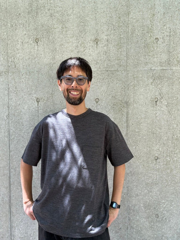 【ICE BRAEKER|アイスブレーカー】MERINO 150 SS POCKET TEE/メリノ150 SS ポケットTシャツ(JET HEATHER , ATLANTIS)