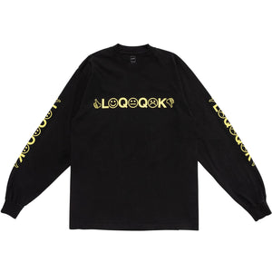 【LQQK STUDIO | ルックスタジオ】LQQK LS TEE/ルックLS Tシャツ(BLACK) - STREAM【LQQK STUDIO | ルックスタジオ】LQQK LS TEE/ルックLS Tシャツ(BLACK)STREAMS
