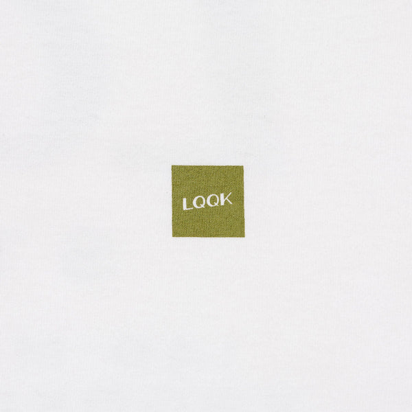 【LQQK STUDIO | ルックスタジオ】LQQK SHOP TEE/ルックショップTシャツ(WHITE) - STREAM【LQQK STUDIO | ルックスタジオ】LQQK SHOP TEE/ルックショップTシャツ(WHITE)STREAMS