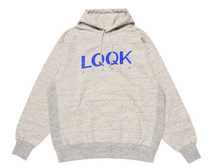 【LQQK STUDIO | ルックスタジオ】MIDWEIGHT FLEECE LOGO HOODIE/ミッドウェイトフリースロゴフーディー(OATMEAL HEATHER) - STREAM【LQQK STUDIO | ルックスタジオ】MIDWEIGHT FLEECE LOGO HOODIE/ミッドウェイトフリースロゴフーディー(OATMEAL HEATHER)STREAMM
