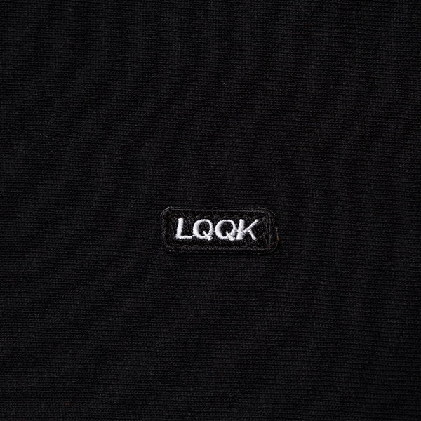 【LQQK STUDIO | ルックスタジオ】SIGNATURE FLEECE ZIP HOODIE/シグネイチャーフリースジップフーディー(BLACK) - STREAM【LQQK STUDIO | ルックスタジオ】SIGNATURE FLEECE ZIP HOODIE/シグネイチャーフリースジップフーディー(BLACK)STREAMM