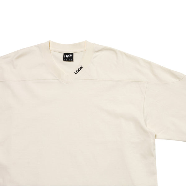 【LQQK STUDIO|ルックスタジオ】HOCHEY TEE/ホッケーTシャツ(OFF WHITE) - STREAM【LQQK STUDIO|ルックスタジオ】HOCHEY TEE/ホッケーTシャツ(OFF WHITE)STREAMOFF WHITEM