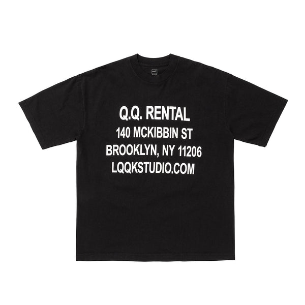 【LQQK STUDIO|ルックスタジオ】RENTALS TEE/レンタルズティー(BLACK) - STREAM【LQQK STUDIO|ルックスタジオ】RENTALS TEE/レンタルズティー(BLACK)STREAMBLACKM