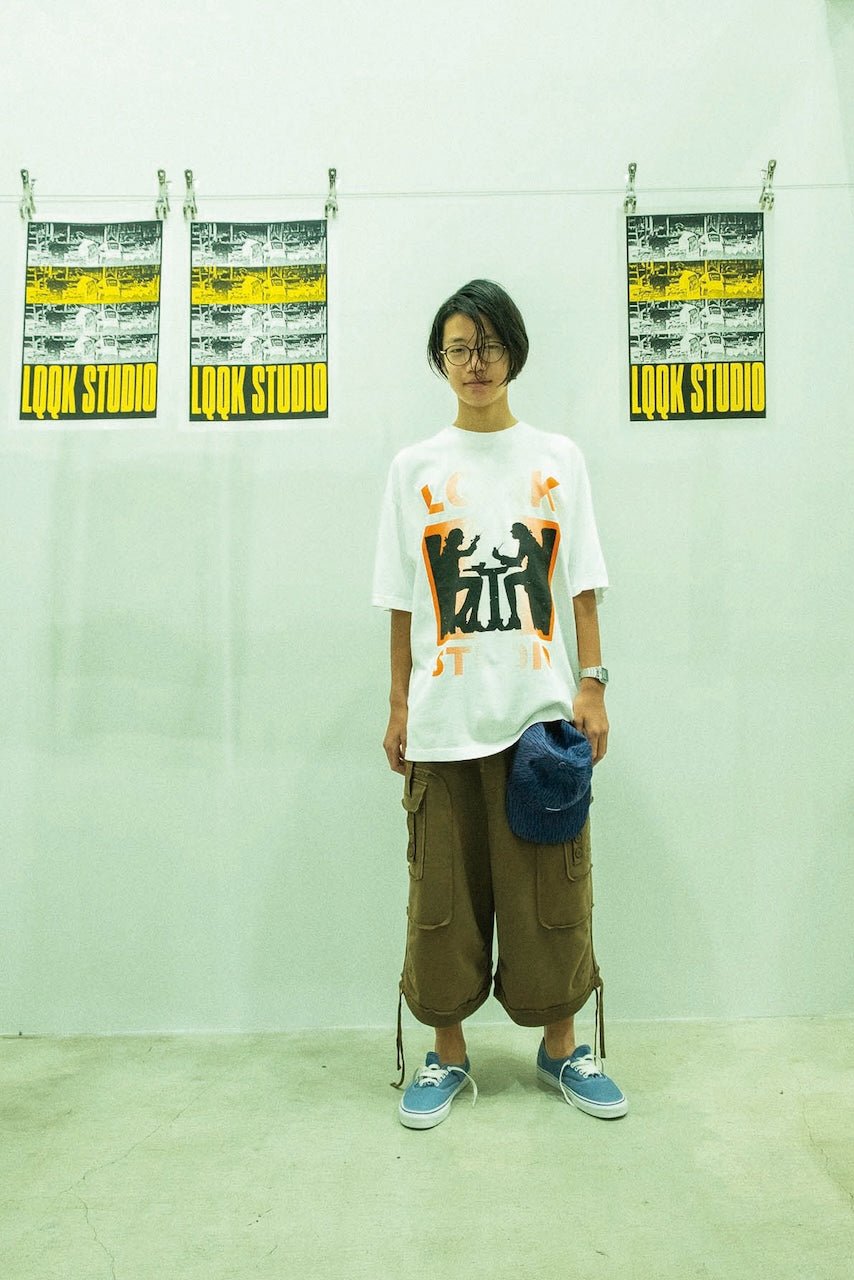 ザラッズTシャツホワイト - LQQK STUDIOスタイルでおしゃれに決めよう