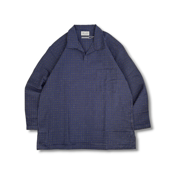 MARVINE PONTIAK SHIRT MAKERS|マービンポンティアックシャツメーカー  POLO SH/ポロシャツ(BLUE CHECK)