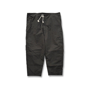 【MARVINE PONTIAK SHIRT MAKERS|マーヴィンポンティアックシャツメーカーズ】PAJAMA PANTS 2/パジャマパンツ(BLACK MINI CHECK)
