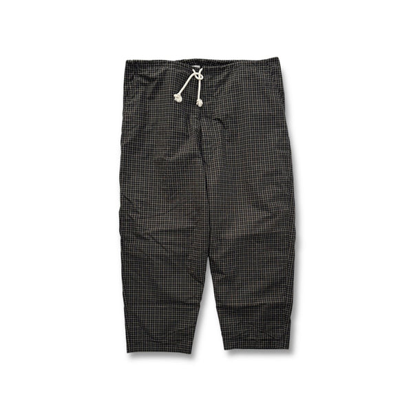 【MARVINE PONTIAK SHIRT MAKERS|マーヴィンポンティアックシャツメーカーズ】PAJAMA PANTS 2/パジャマパンツ(BLACK MINI CHECK)