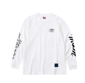 【M&M|エムアンドエム】PRINT L/S TEE/プリント L/S TEE (WHITE,BLACK) - STREAM