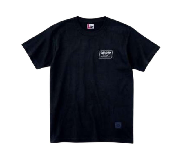 【M&M|エムアンドエム】PRINT TEE/プリントTEE(WHITE,BLACK,GRAY)
