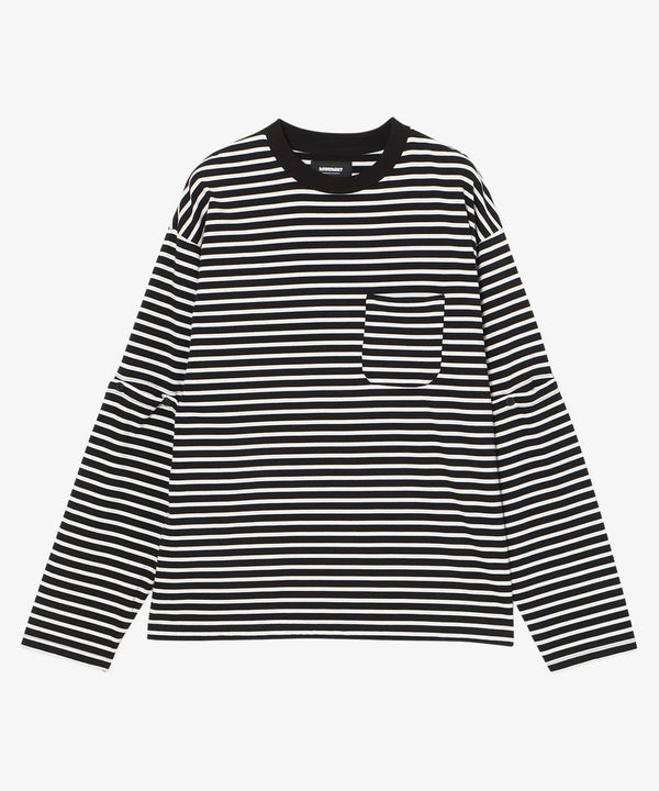 DETACHABLE BORDER L/S TEE
