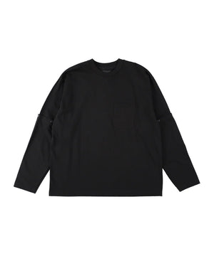 MODMNT|モドメント  DETACHABLE L/S TEE 
接触冷感・透湿・UV機能
