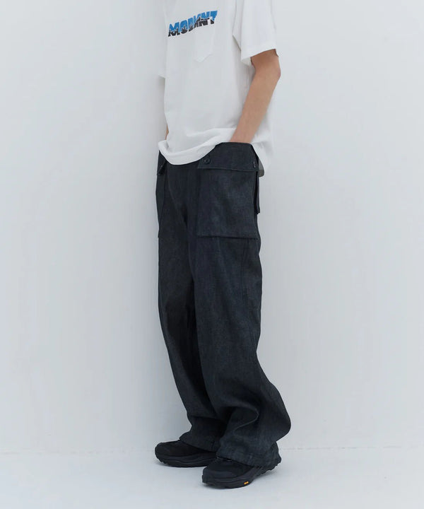 【MODMNT|モドメント】MNK PANTS / MNKパンツ(INDIGO,BLACK) - STREAM【MODMNT|モドメント】MNK PANTS / MNKパンツ(INDIGO,BLACK)STREAMBLACKXS