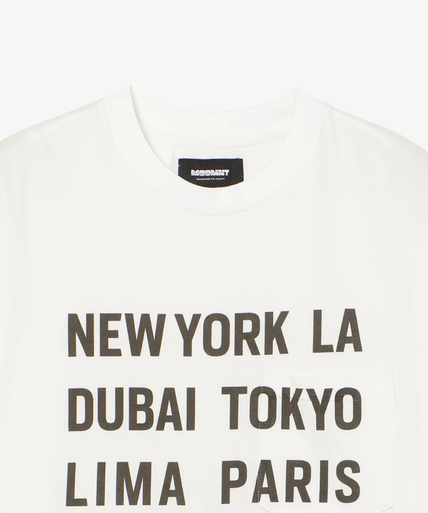 【MODMNT|モドメント】TOUR CITIES TEE 
