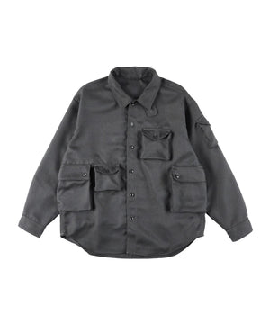 【MODMNT|モドメント】T／TWEED UTILITY CPO SHIRT/T／ツイードユーティリティーCOPシャツ(GRAY,BLACK) - STREAM【MODMNT|モドメント】T／TWEED UTILITY CPO SHIRT/T／ツイードユーティリティーCOPシャツ(GRAY,BLACK)STREAMGRAYS