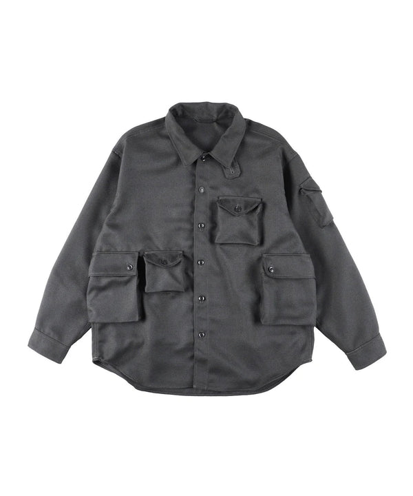 【MODMNT|モドメント】T／TWEED UTILITY CPO SHIRT/T／ツイードユーティリティーCOPシャツ(GRAY,BLACK) - STREAM【MODMNT|モドメント】T／TWEED UTILITY CPO SHIRT/T／ツイードユーティリティーCOPシャツ(GRAY,BLACK)STREAMGRAYS