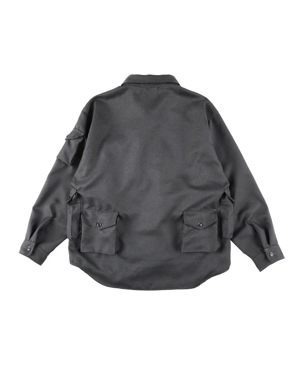 【MODMNT|モドメント】T／TWEED UTILITY CPO SHIRT/T／ツイードユーティリティーCOPシャツ(GRAY,BLACK) - STREAM【MODMNT|モドメント】T／TWEED UTILITY CPO SHIRT/T／ツイードユーティリティーCOPシャツ(GRAY,BLACK)STREAMGRAYS