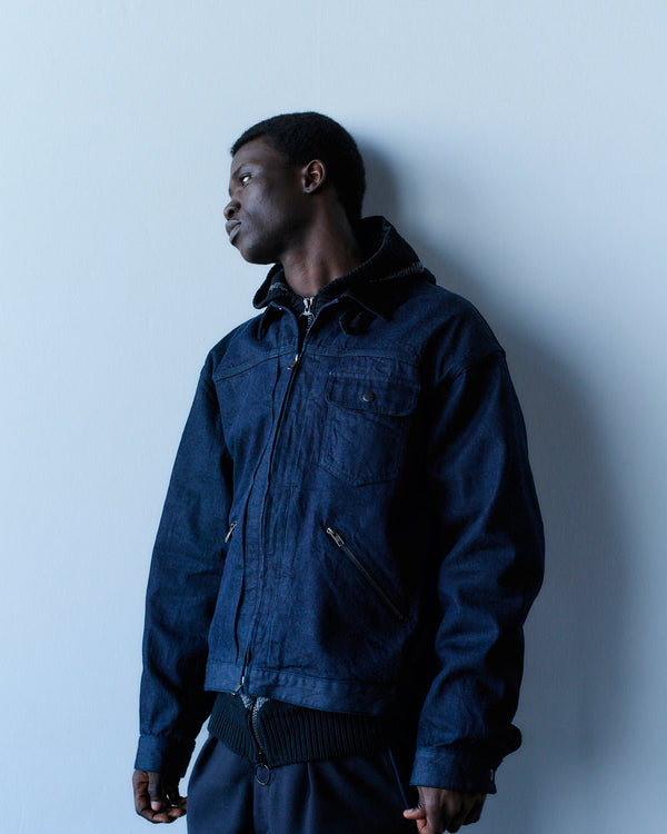 【MODMNT|モドメント】ZIP TRUCKER JKT/ジップトラッカージャケット(NAVY) - STREAM【MODMNT|モドメント】ZIP TRUCKER JKT/ジップトラッカージャケット(NAVY)STREAMNAVYS