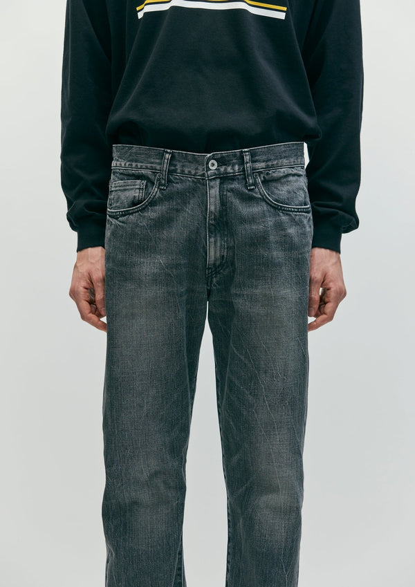 【NEIGHBORHOOD|ネイバーフッド】BLACK DENIM WASHED SLIM STRAIGHT PANTS/ブラックデニムウォッシュドスリムストレートパンツ(BLACK) - STREAM【NEIGHBORHOOD|ネイバーフッド】BLACK DENIM WASHED SLIM STRAIGHT PANTS/ブラックデニムウォッシュドスリムストレートパンツ(BLACK)STREAMBLACKS
