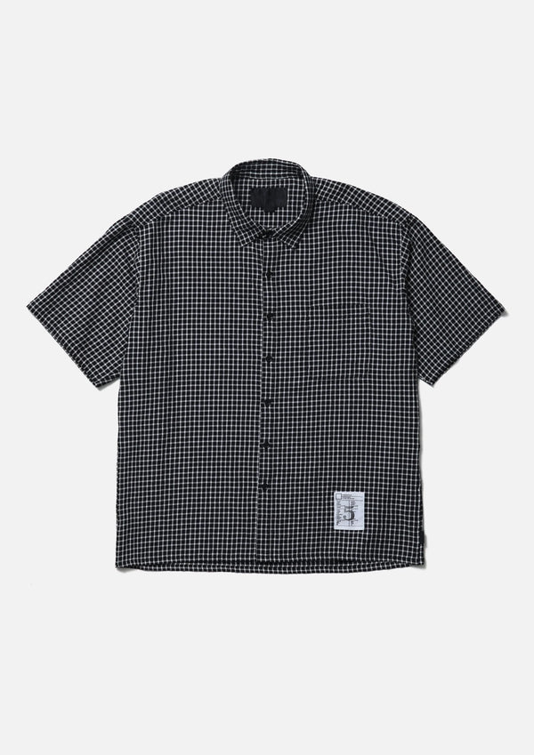【NEIGHBORHOOD|ネイバーフッド】BW . CHECK SHIRT SS/BW . チェックシャツ SS(BLACK,WHITE)