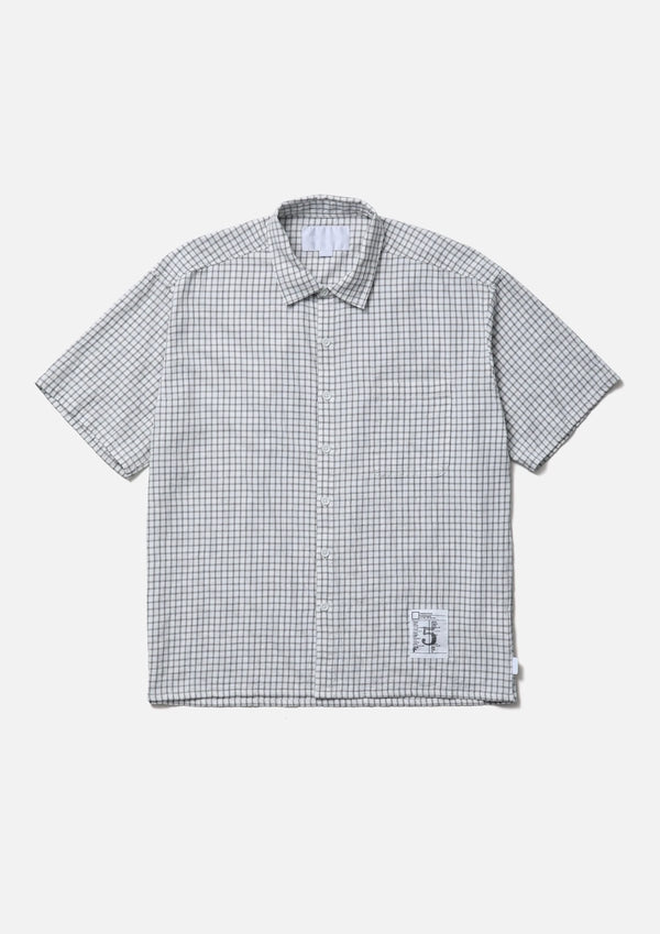 【NEIGHBORHOOD|ネイバーフッド】BW . CHECK SHIRT SS/BW . チェックシャツ SS(BLACK,WHITE)