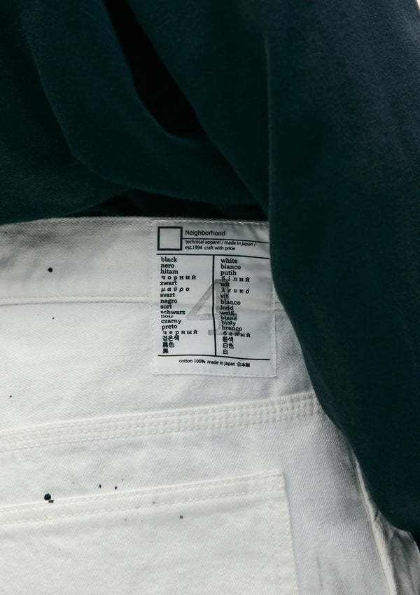 【NEIGHBORHOOD|ネイバーフッド】BW . WASHED UTILITY PANTS /BW. ウォシュドユーティリティパンツ(WHITE,BLACK) - STREAM【NEIGHBORHOOD|ネイバーフッド】BW . WASHED UTILITY PANTS /BW. ウォシュドユーティリティパンツ(WHITE,BLACK)STREAMWHITES