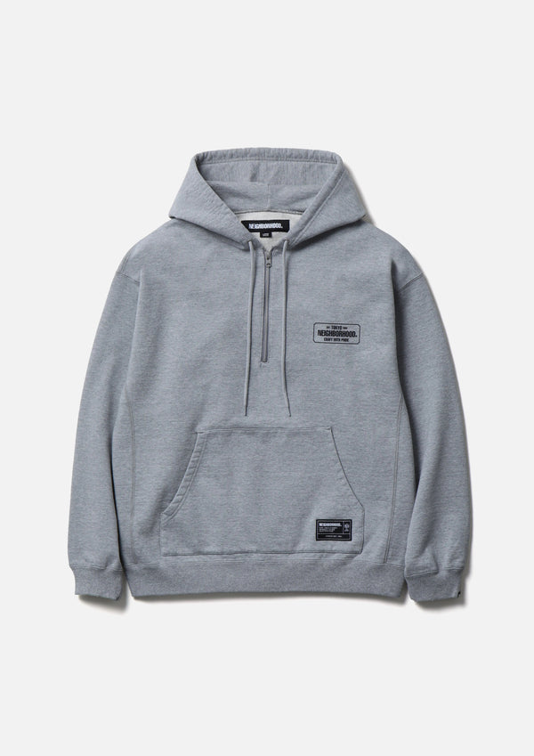 【NEIGHBORHOOD|ネイバーフッド】CLASSIC SWEAT HALF ZIP HOODIE LS/クラッシック スウェット ハーフジップフーディー LS(BLACK,BROWN,GRAY) - STREAM【NEIGHBORHOOD|ネイバーフッド】CLASSIC SWEAT HALF ZIP HOODIE LS/クラッシック スウェット ハーフジップフーディー LS(BLACK,BROWN,GRAY)STREAMGRAYM