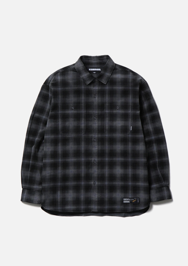 【NEIGHBORHOOD|ネイバーフッド】CORDUROY CHECK SHIRT LS /コーデュロイチェックシャツ LS(BLUE,GRAY) - STREAM【NEIGHBORHOOD|ネイバーフッド】CORDUROY CHECK SHIRT LS /コーデュロイチェックシャツ LS(BLUE,GRAY)STREAMGRAYM