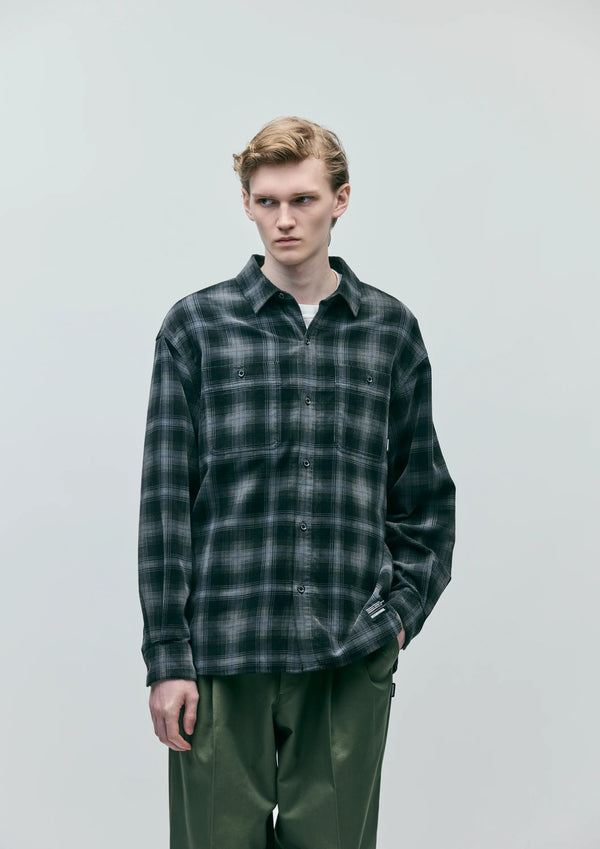【NEIGHBORHOOD|ネイバーフッド】CORDUROY CHECK SHIRT LS /コーデュロイチェックシャツ LS(BLUE,GRAY) - STREAM【NEIGHBORHOOD|ネイバーフッド】CORDUROY CHECK SHIRT LS /コーデュロイチェックシャツ LS(BLUE,GRAY)STREAMGRAYM