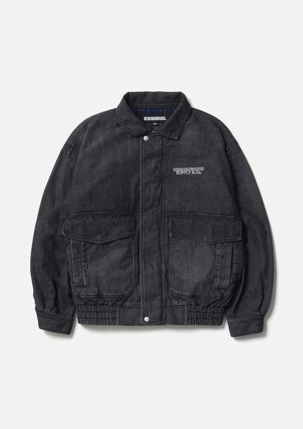 【NEIGHBORHOOD|ネイバーフッド】DENIM DAD JACKET/ デニムダッドジャケット(BLACK) - STREAM【NEIGHBORHOOD|ネイバーフッド】DENIM DAD JACKET/ デニムダッドジャケット(BLACK)STREAMBLACKM