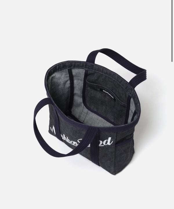【NEIGHBORHOOD|ネイバーフッド】DENIM TOTE BAG - S /デニムトートバック - S(INDIGO,BLACK) - STREAM【NEIGHBORHOOD|ネイバーフッド】DENIM TOTE BAG - S /デニムトートバック - S(INDIGO,BLACK)STREAMBLACK