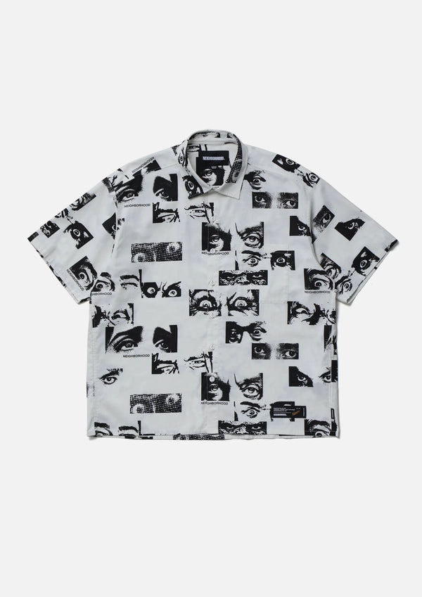【NEIGHBORHOOD|ネイバーフッド】EYES PATTERN SHIRT SS/ アイズパターンシャツ SS(IVORY) - STREAM【NEIGHBORHOOD|ネイバーフッド】EYES PATTERN SHIRT SS/ アイズパターンシャツ SS(IVORY)STREAMIVORYM