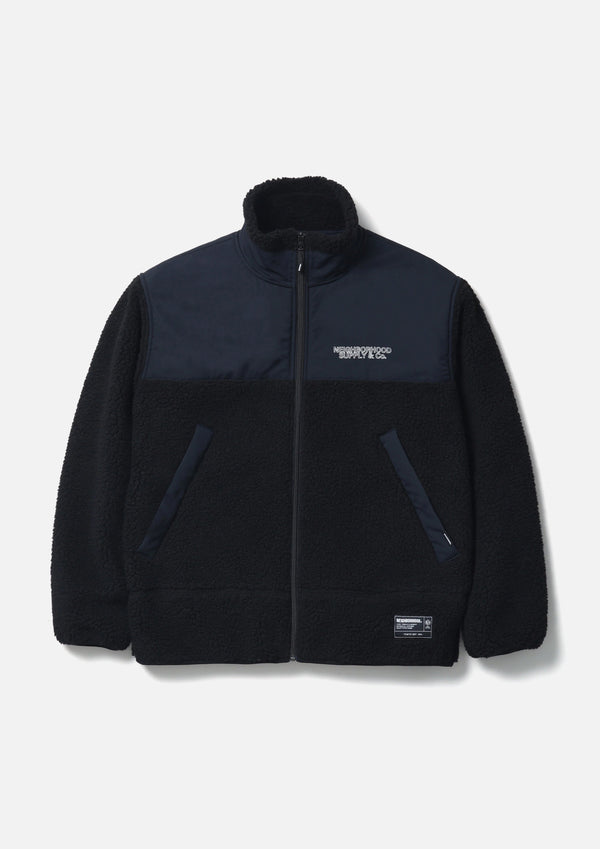 【NEIGHBORHOOD|ネイバーフッド】FLEECE JACKET/フリースジャケット(BLACK) - STREAM【NEIGHBORHOOD|ネイバーフッド】FLEECE JACKET/フリースジャケット(BLACK)STREAMBLACKM