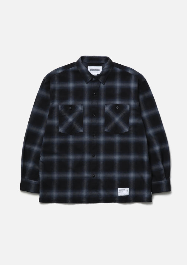 【NEIGHBORHOOD|ネイバーフッド】HOMBRE CHECK SHIRT LS(BLUE×GREEN, GRAY×NAVY)