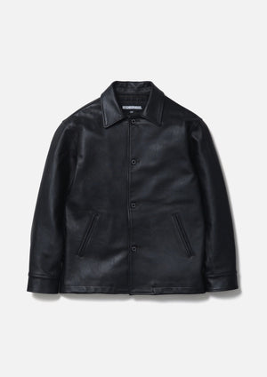 【NEIGHBORHOOD|ネイバーフッド】LEATHER CAR COAT/レザーカーコート(BLACK) - STREAM【NEIGHBORHOOD|ネイバーフッド】LEATHER CAR COAT/レザーカーコート(BLACK)STREAMBLACKM