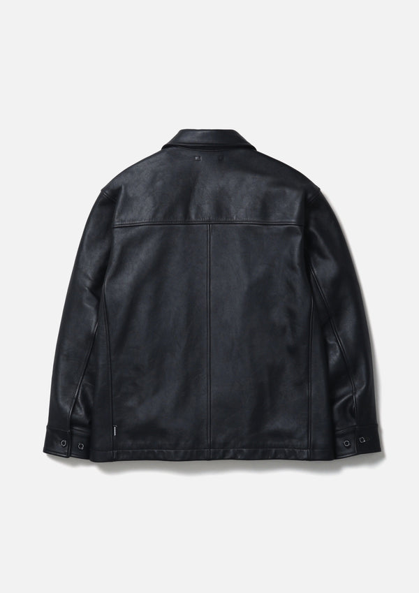 【NEIGHBORHOOD|ネイバーフッド】LEATHER CAR COAT/レザーカーコート(BLACK) - STREAM【NEIGHBORHOOD|ネイバーフッド】LEATHER CAR COAT/レザーカーコート(BLACK)STREAMBLACKM