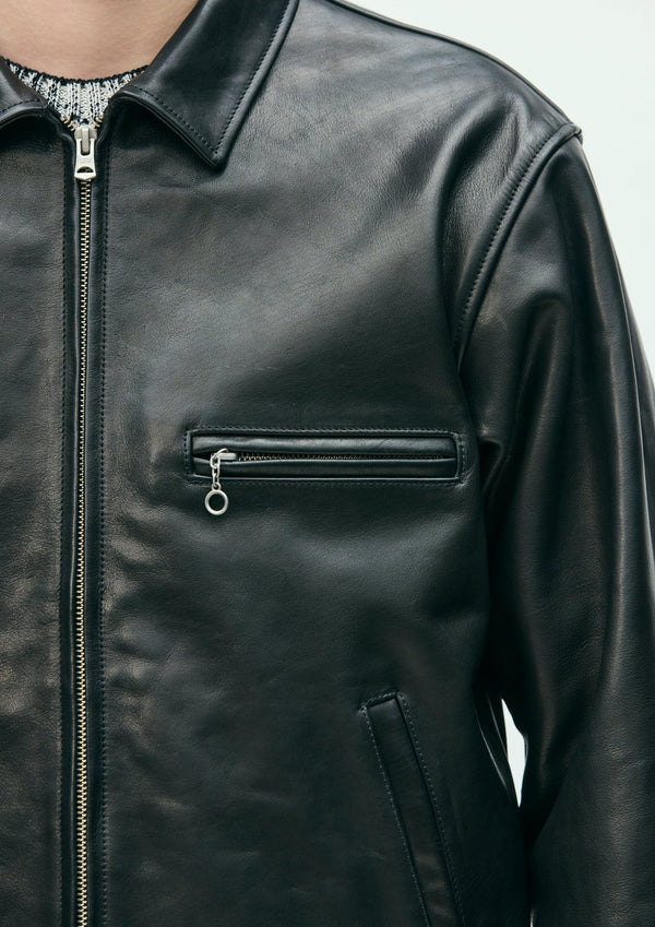 【NEIGHBORHOOD|ネイバーフッド】LEATHER SPORTS JACKET/レザースポーツジャケット(BLACK) - STREAM【NEIGHBORHOOD|ネイバーフッド】LEATHER SPORTS JACKET/レザースポーツジャケット(BLACK)STREAMBLACKM