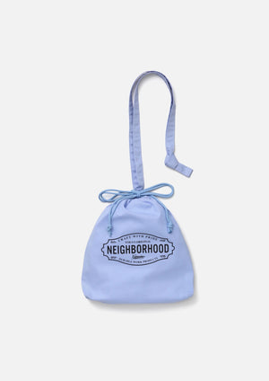【NEIGHBORHOOD|ネイバーフッド】LOGO DRAWSTRING BAG