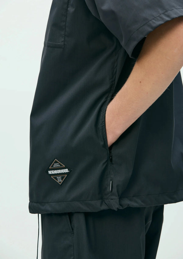 【NEIGHBORHOOD|ネイバーフッド】MULTIFUNCTIONAL SHIRT SS/マルチファンクショナルシャツSS(OLIVE DRAB,BLACK)