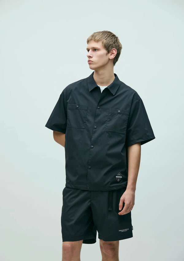 【NEIGHBORHOOD|ネイバーフッド】MULTIFUNCTIONAL SHIRT SS/マルチファンクショナルシャツSS(OLIVE DRAB,BLACK)